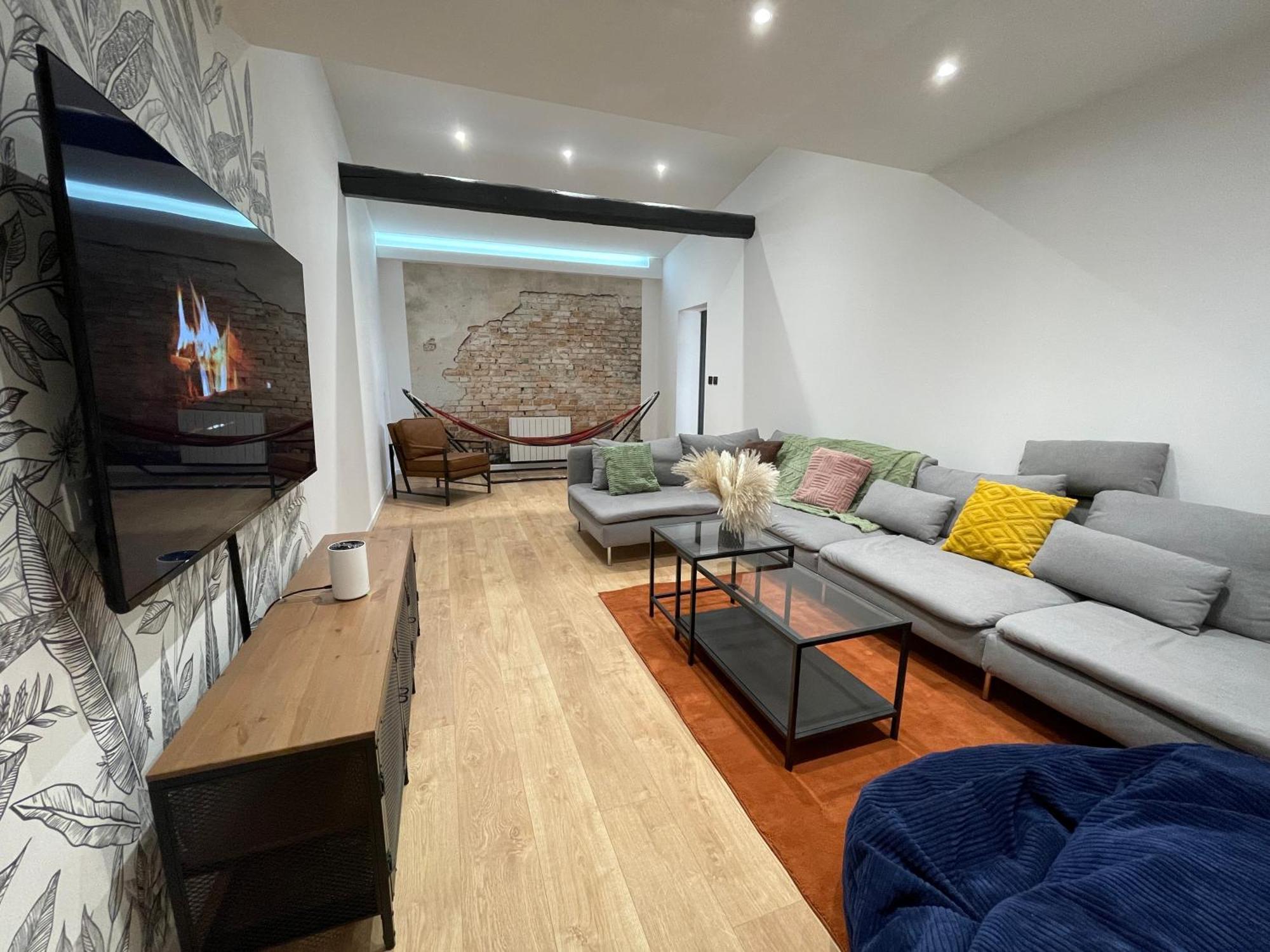 Les 3 Suites - 6 Personnes - 3 Chambres Avec Sdb Privatives ランス エクステリア 写真